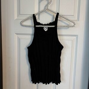 Akemi & Kin Elegant Black Sleeveless Top